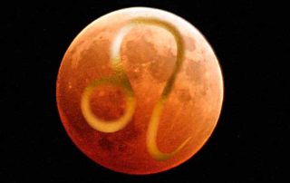 Eclipse lunar total y super luna en leo