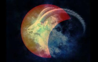 luna nueva de capricornio y eclipse solar parcial
